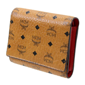 MCM tri-fold wallet brown