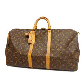 LOUIS VUITTONAuth  Monogram Keepol 55 M41424 Men,Women,Unisex Boston Bag