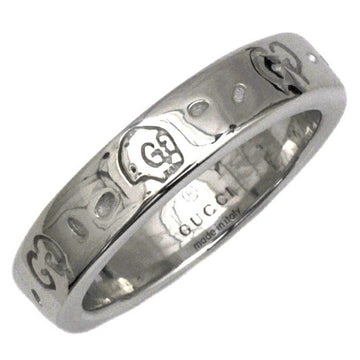 GUCCI Ring Silver Ghost No. 12.5 Ag 925  GG Access Artist Collaboration