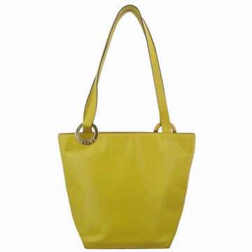 Celine bag yellow x leather shoulder tote ladies