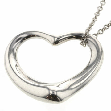 TIFFANY necklace open heart approximately 27mm in width silver 925 Lady's &Co.