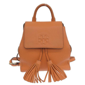 TORY BURCHTory Birch  bag Lady's rucksack leather orange outing