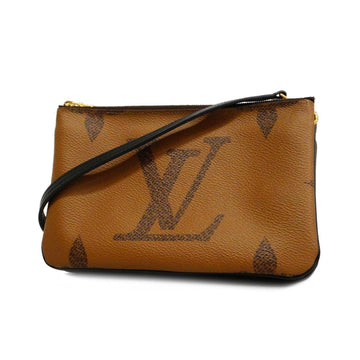 LOUIS VUITTON Shoulder Bag Monogram Giant Pochette Double Zip M69203 Brown Ladies