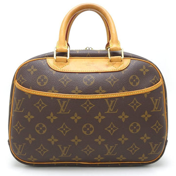 LOUIS VUITTON Monogram Trouville M42228 Handbag Brown 350643