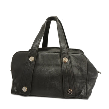 CHANELAuth  Women's Leather Handbag Black