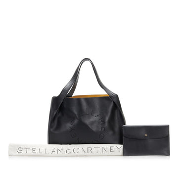 Stella McCartney Punching Tote Bag Handbag 502793 Black Polyester Ladies