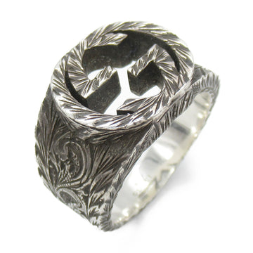 GUCCI Interlocking G ring Ring Silver Silver925 Silver