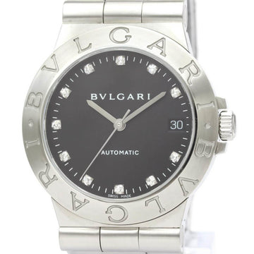 Polished BVLGARI Diagono Sports Diamond Automatic Mens Watch LCV35S BF551527