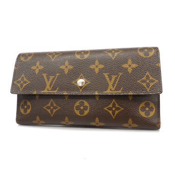 LOUIS VUITTONAuth  Monogram Portefeuil International M61217 Long Wallet