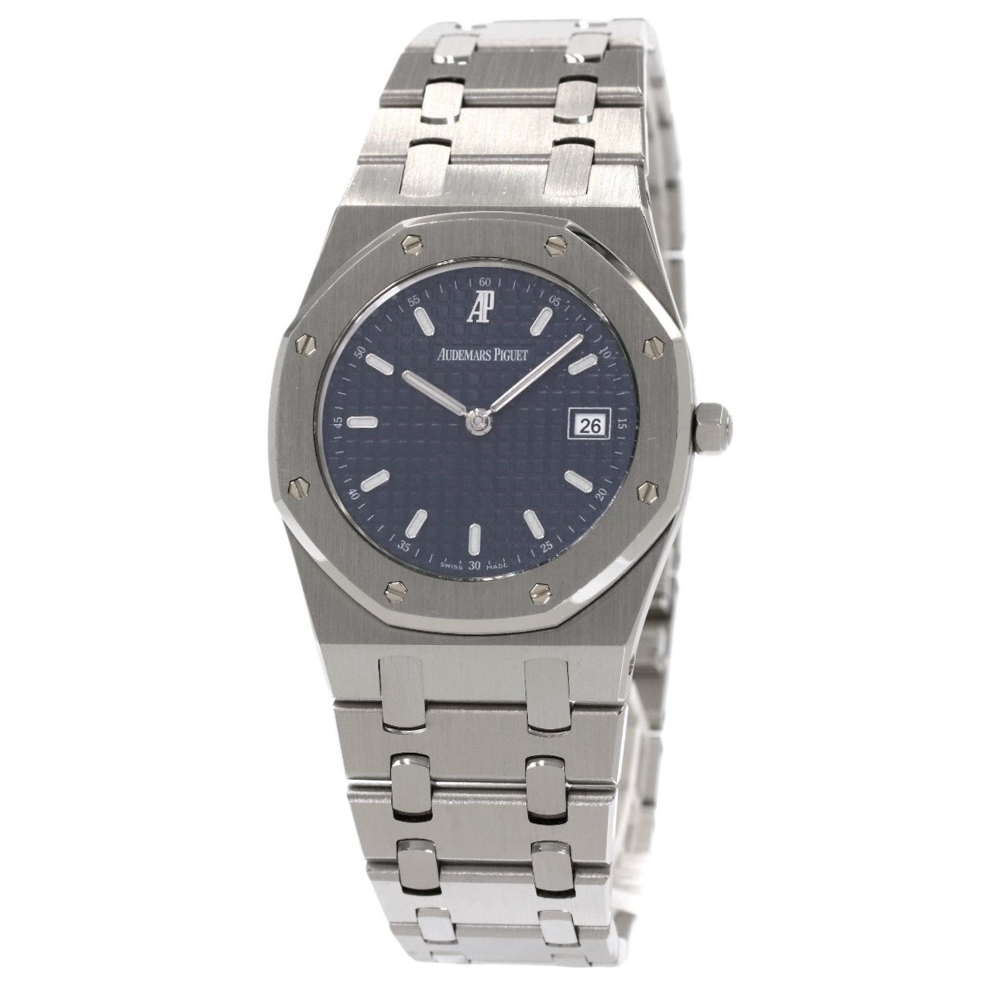 AUDEMARS PIGUET 56175ST.0.0789ST Royal Oak Blue Watch Stainless Steel