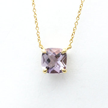 TIFFANY Sparkler Amethyst Necklace Pink Gold [18K] Amethyst Men,Women Fashion Pendant Necklace [Pink Gold]