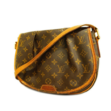 LOUIS VUITTON Shoulder Bag Monogram Menilmontant PM M40474 Brown Ladies