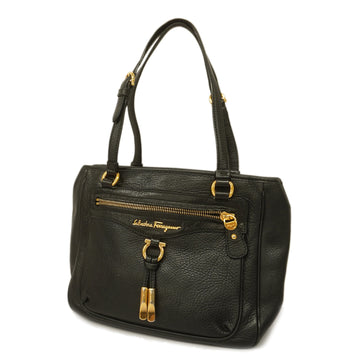 SALVATORE FERRAGAMOAuth  Gancini Handbag Women's Leather Black