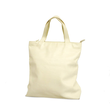 CHANELAuth  Women's Leather Tote Bag Ivory