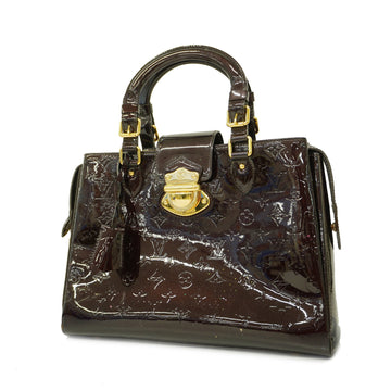 LOUIS VUITTONAuth  Monogram Vernis Melrose Avenue Women's Handbag Amarante