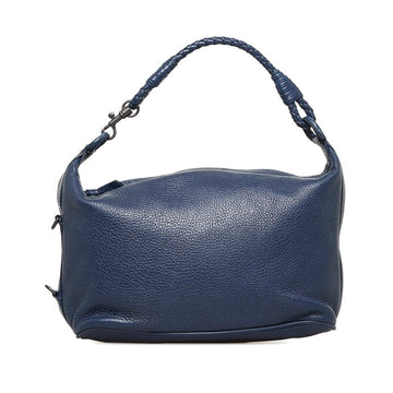 BOTTEGA VENETA Handbag One Shoulder Bag Navy Leather Women's BOTTEGAVENETA