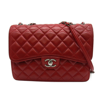 CHANEL ChainShoulder Bag Red Lambskin [sheep leather]