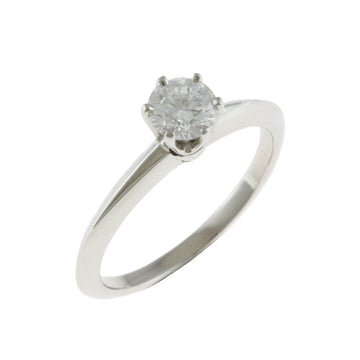 TIFFANY & Co. Solitaire Rings No. 10 Diamond Ladies