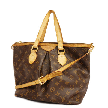 LOUIS VUITTON[3zb1554] Auth  2way Bag Monogram Palermo PM M40145