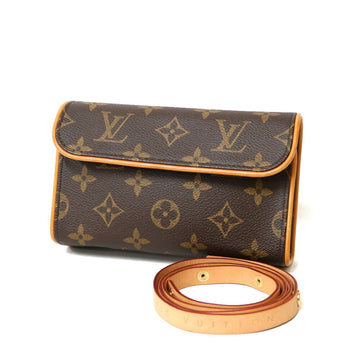 LOUIS VUITTON Waist Bag Monogram Pochette Florantine M51885 Brown Women's Canvas