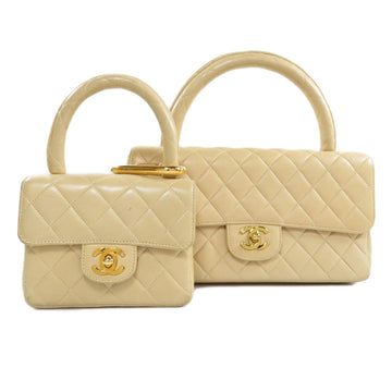 Chanel Cocomark matelasse parent-child bag handbag lambskin ladies CHANEL