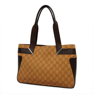 GUCCIAuth  GG Canvas Tote Bag 73983 Women's Tote Bag Brown