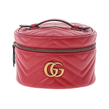 GUCCI Bag Pack DTDCT Red 598594 Ladies Leather