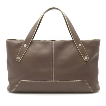 Loewe handbag tote bag leather cocoa brown tea