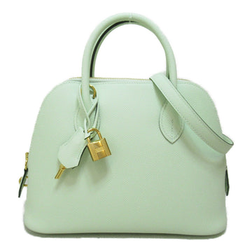 HERMES Bolide1923 25 Vert Fizz Handbag Green Vert Fizz Epsom leather