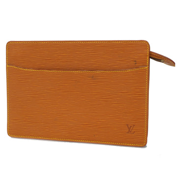 LOUIS VUITTONAuth  Epi Pochette Homme M52528 Men,Women,Unisex Clutch Bag Gold