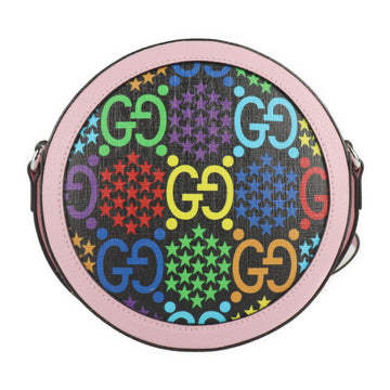 GUCCI GG psychedelic shoulder bag 603938 PVC leather pink multicolor pochette handbag shopping