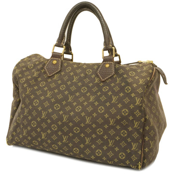 LOUIS VUITTONAuth  Monogram Mini Lin Speedy 30 M95224 Women's Boston Bag,Handbag Ebene