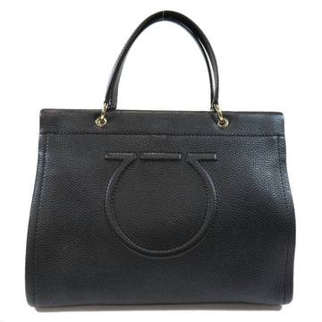 Salvatore Ferragamo Gancini Metal Motif Tote Bag Leather Women's