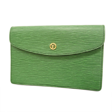 LOUIS VUITTONAuth  Epi Montaigne 23 M52664 Women's Clutch Bag Borneo Green