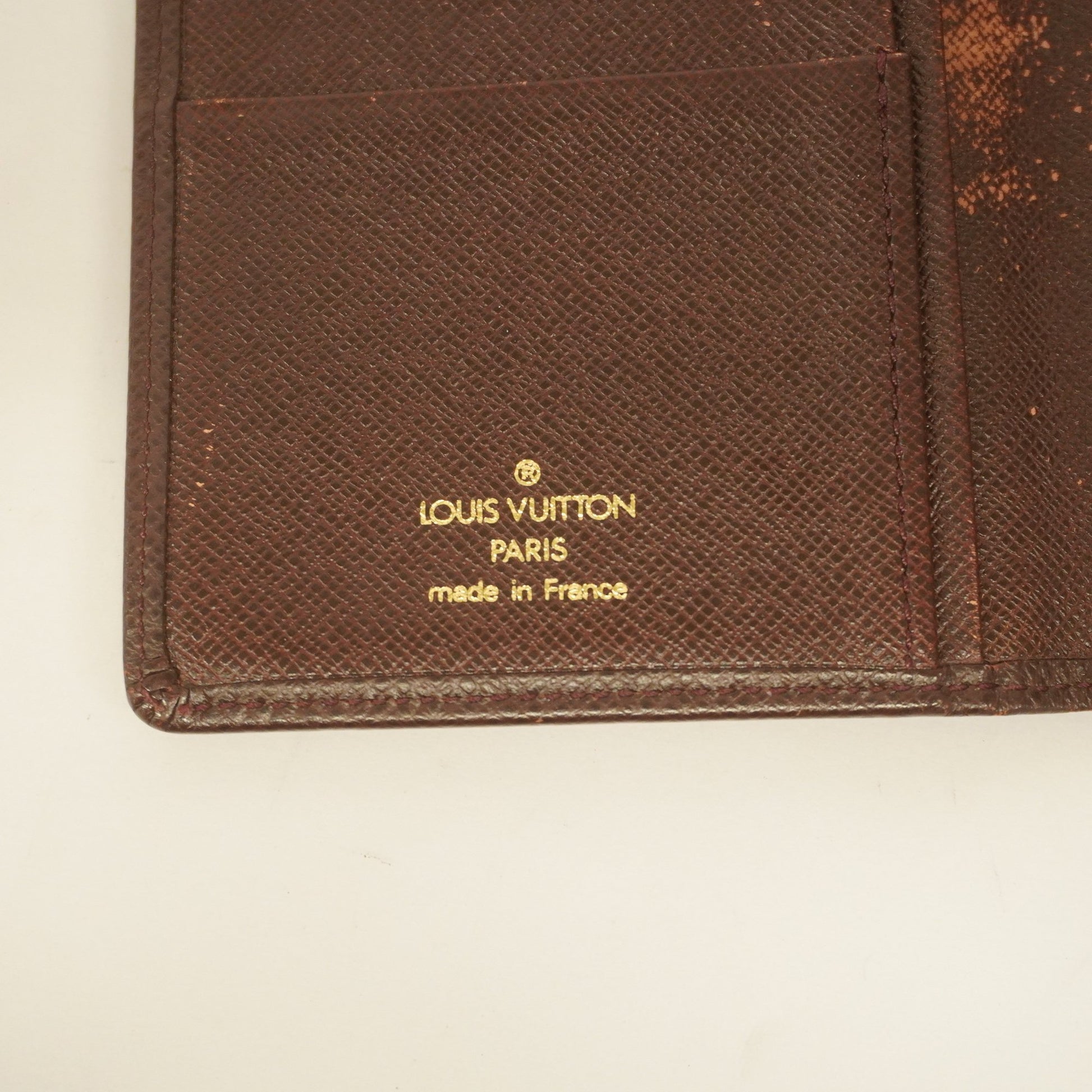 LOUIS VUITTON Louis Vuitton Long Wallet Taiga Porto Valor Cult