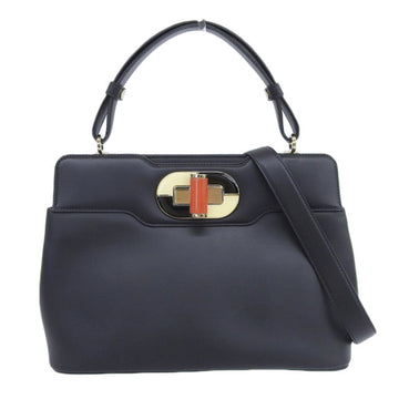 BVLGARIBulgari  Women's 2way Bag Handbag Shoulder Isabella Rossellini Leather Black