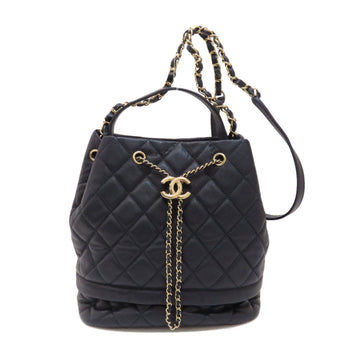 CHANEL matelasse chain bag handbag caviar skin ladies