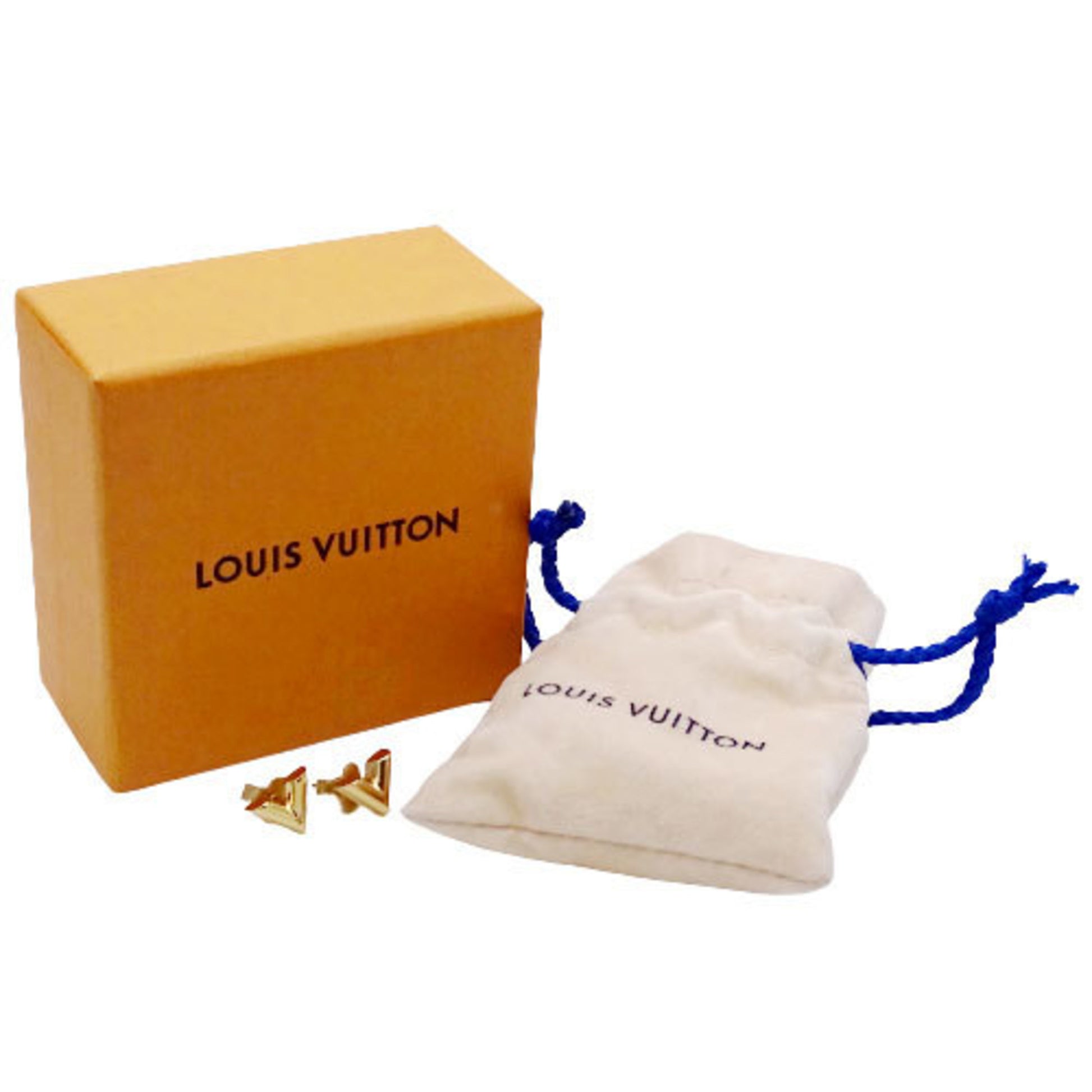 Shop Louis Vuitton 2022 SS Essential v stud earrings (M68153) by