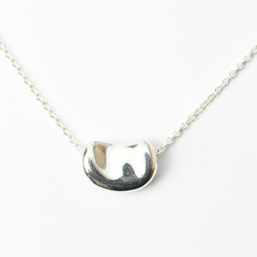 TIFFANY Necklace Pendant Silver &Co. Elsa Peretti Bean