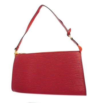 Louis Vuitton Epi Pochette Accessoir M52947 Women's Pouch Castilian Red