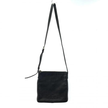 LOEWE Leather Shoulder Bag 340906 Black Square