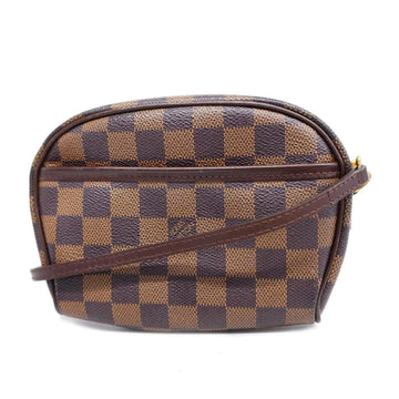 LOUIS VUITTON Shoulder Bag Damier Pochette Ipanema N51296 Brown Women's