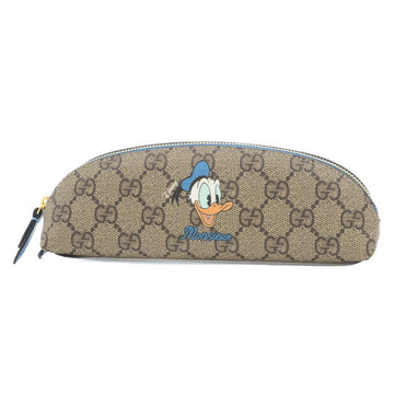 GUCCI Disney Donald Duck Pencil Case Beige/Blue 662129