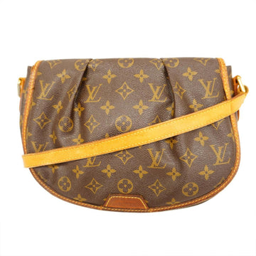 LOUIS VUITTON Shoulder Bag Monogram Menilmontant PM M40474 Brown Ladies