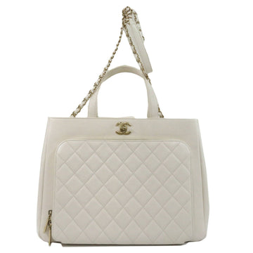 Chanel coco mark handbag caviar skin ladies