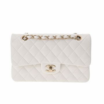 CHANEL A01113 Men,Women Caviar Leather Shoulder Bag White