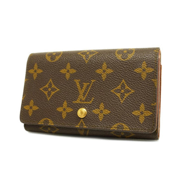 LOUIS VUITTON Wallet Monogram Portomone Vietresor M61730 Brown Ladies