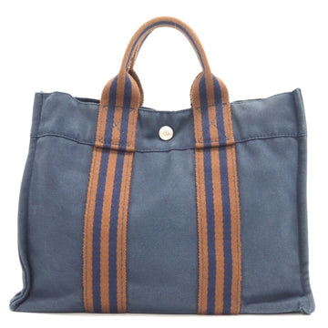 HERMES Fool to PM handbag navy ladies