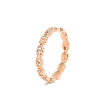 CHANEL Premiere Promes Full Eternity Diamond Ring K18PG #48