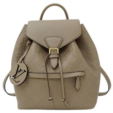 Louis Vuitton Bag Monogram Implant Women's Rucksack Monsouris PM M45410 Tourtrail Beige